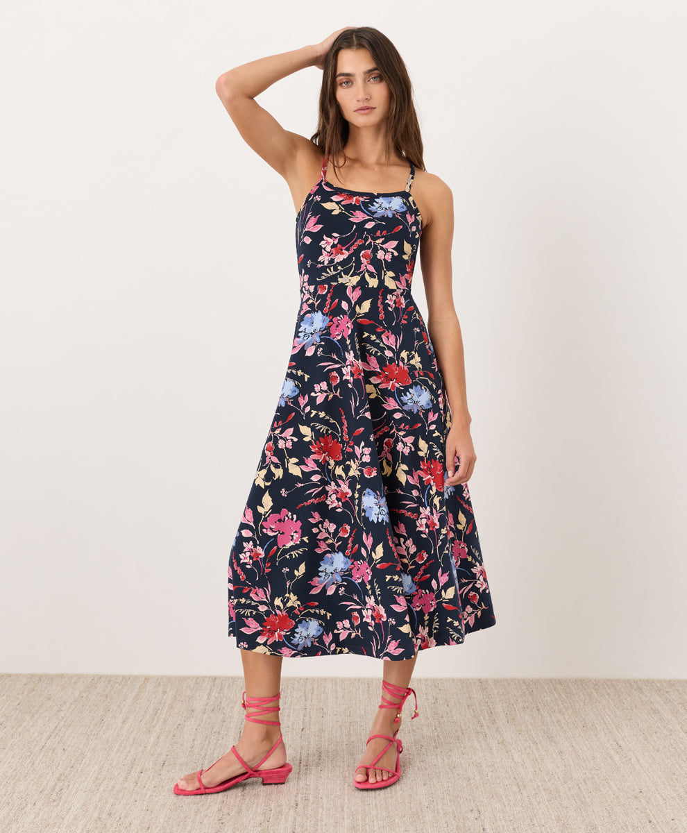 Fit & Flare Midi Dress