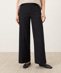 Stretch Twill Wide Leg Pant