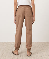 Stretch Poplin Jogger