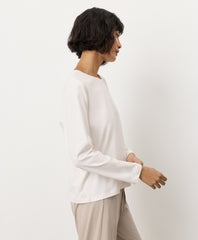 Luxe Essential Crewneck Long Sleeve Tee