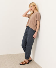 Stretch Poplin Jogger