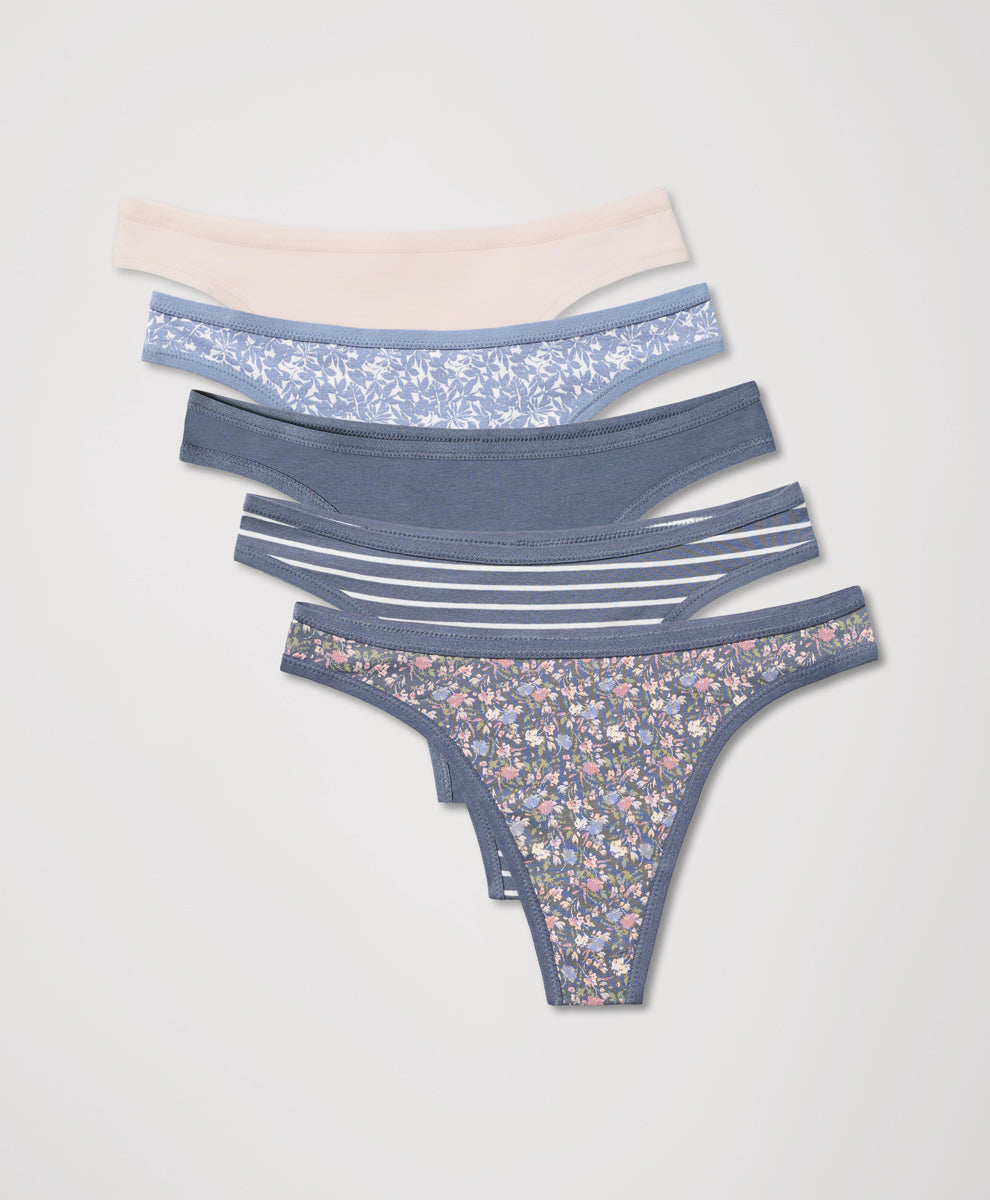 Everyday Classic Fit Thong 5-Pack
