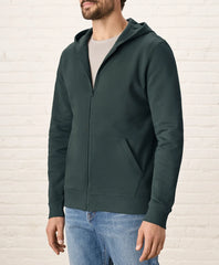 Brushed Fleece Zip Hoodie