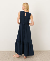 Coastal Double Gauze Beach To Brunch Maxi Dress