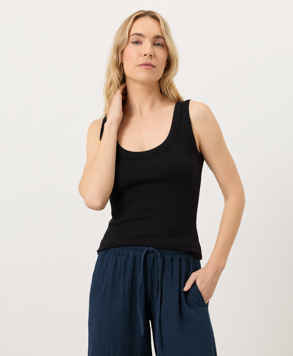 Perfect Rib Scoop Neck Tank