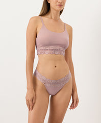 Lace Waist Thong