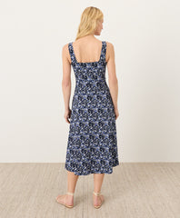 Fit & Flare Square Neck Dress
