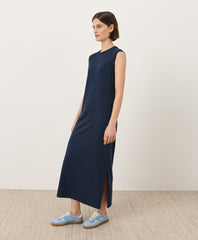 Soft-Slub Essential Easy Muscle Tee Maxi Dress