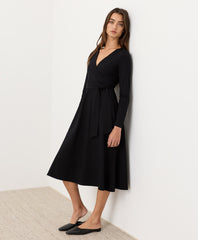 Fit & Flare Wrap Dress