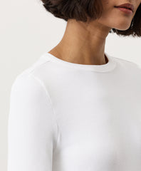 Perfect Rib Crewneck Long Sleeve Tee