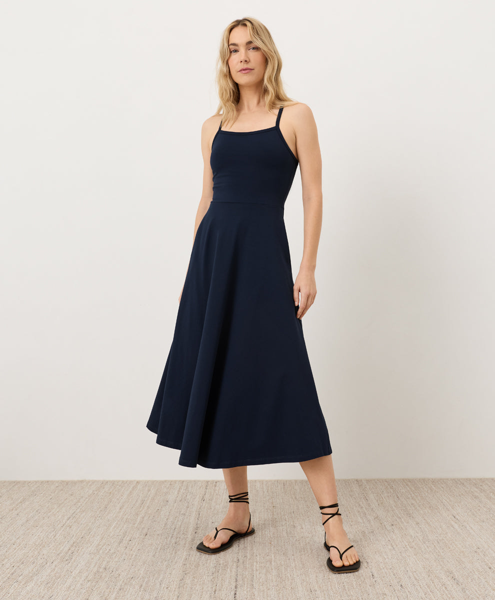 Fit & Flare Midi Dress