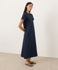 Soft-Slub Essential Easy Tee Maxi Dress