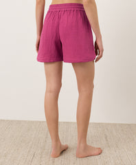 Coastal Double Gauze Curved Hem Short