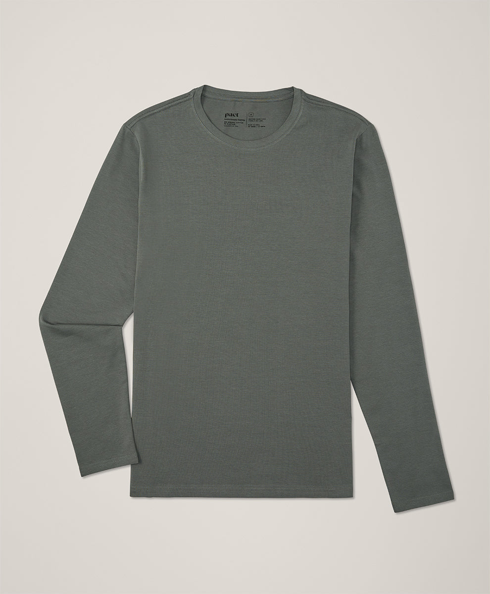 Luxe Essential Slim Long Sleeve Tee