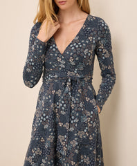 Fit & Flare Wrap Dress