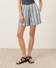 Coastal Double Gauze Curved Hem Short