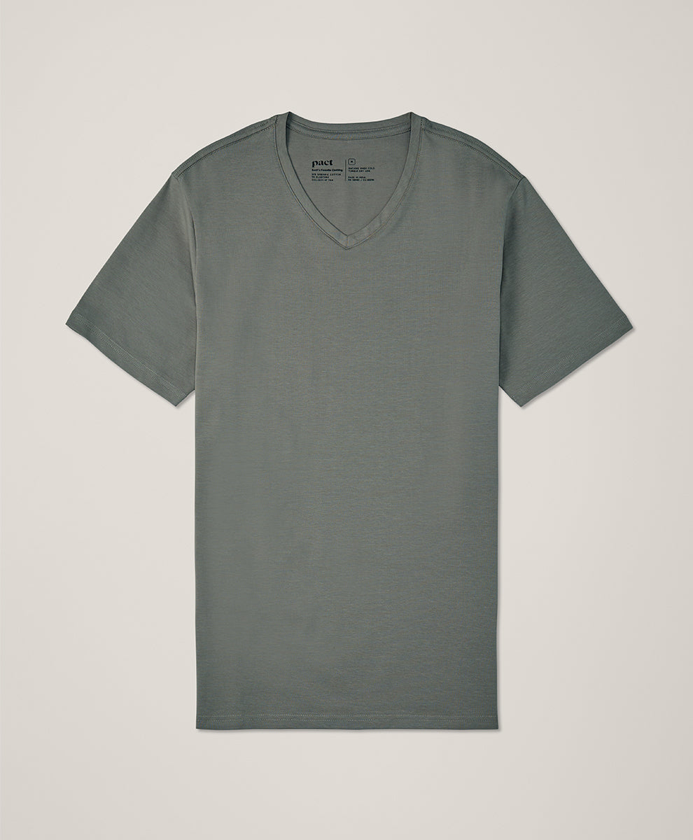 Luxe Essential Slim Fit V-Neck Tee