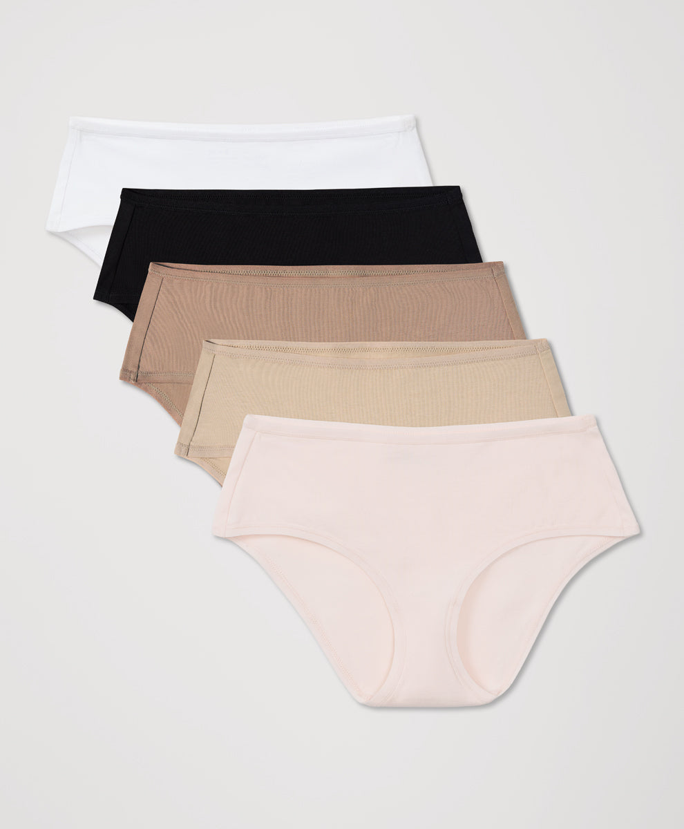 Everyday Mid Rise Hipster 5-Pack
