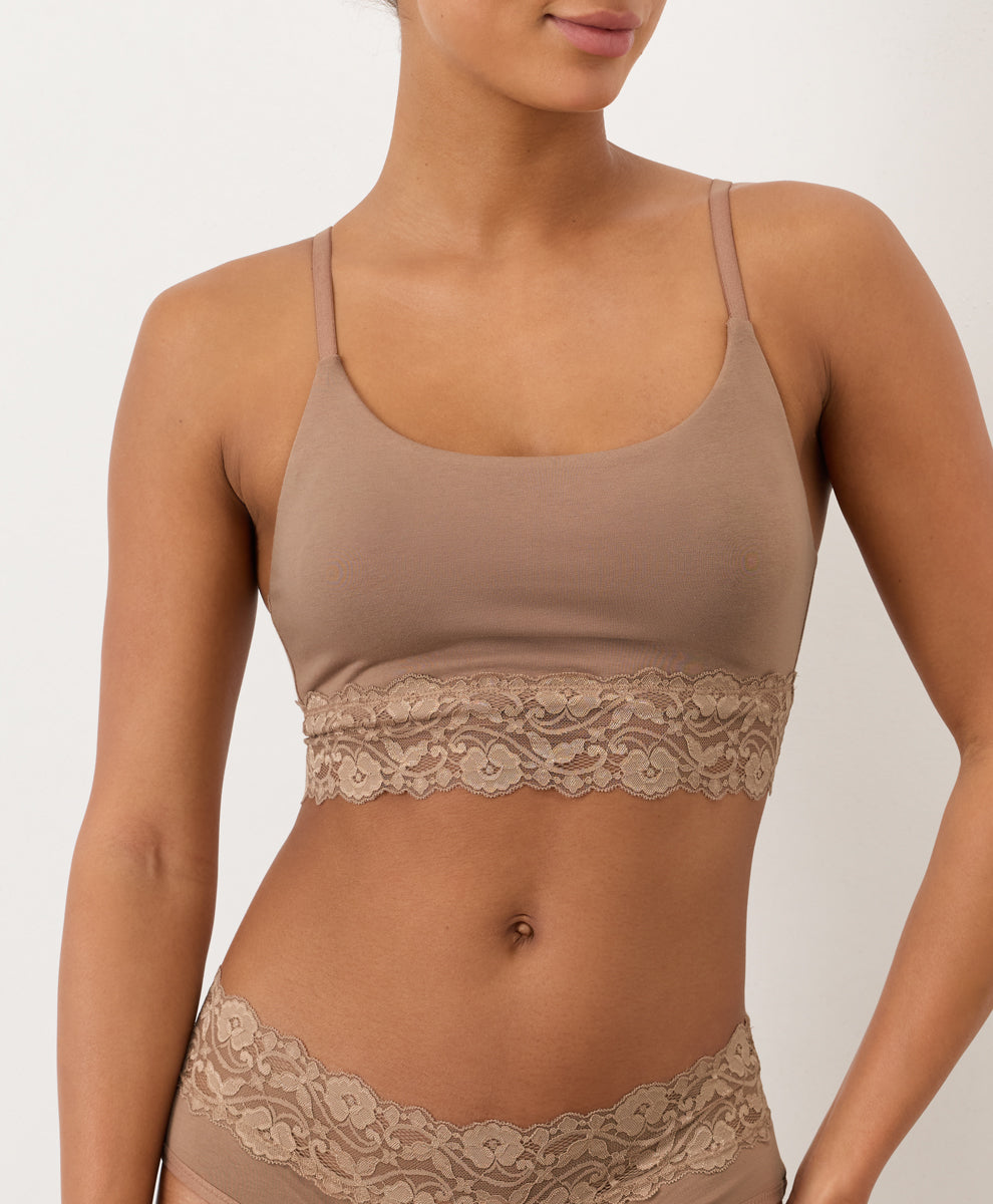 Lace Modern Scoop Bralette