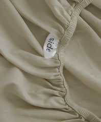 Organic Room Service Sateen Fitted Sheet