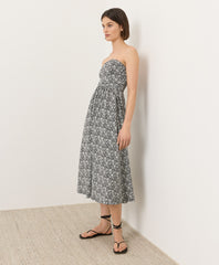 Fit & Flare Strapless Dress