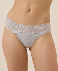 Lace Waist Thong
