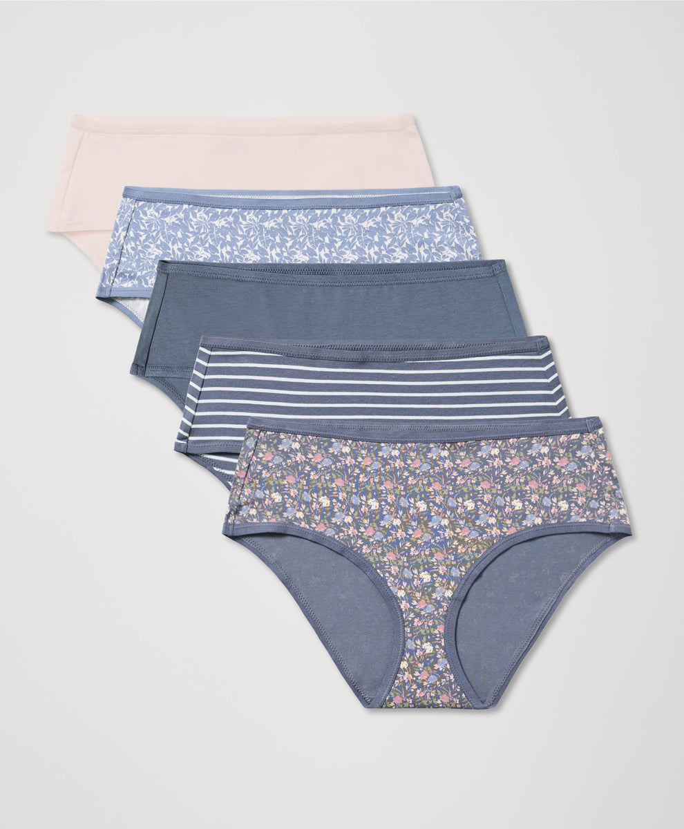 Everyday Mid Rise Hipster 5-Pack