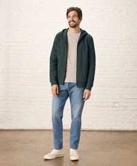 Brushed Fleece Zip Hoodie