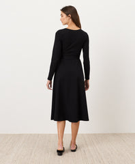 Fit & Flare Wrap Dress
