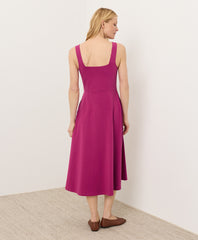 Fit & Flare Square Neck Dress