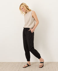Stretch Poplin Jogger
