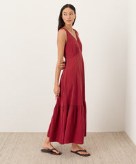Coastal Double Gauze Beach To Brunch Maxi Dress
