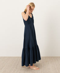 Coastal Double Gauze Beach To Brunch Maxi Dress