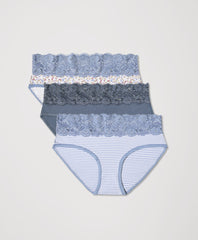 Lace Waist Brief 3-Pack