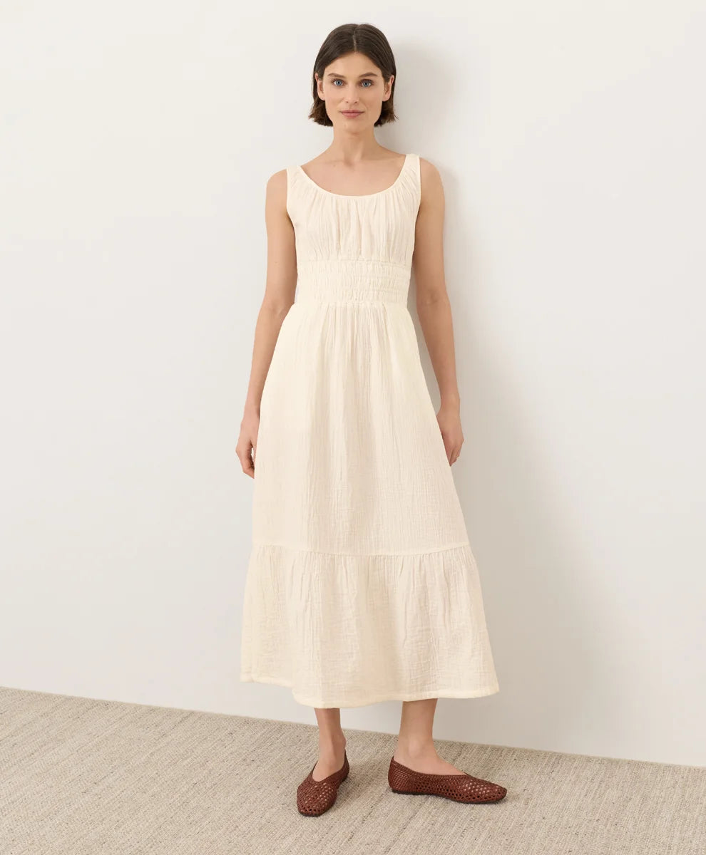 Coastal Double Gauze Cami Dress