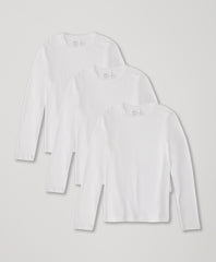 Cool Stretch Long Sleeve Crew Undershirt 3-Pack