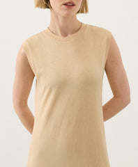 Soft-Slub Essential Easy Muscle Tee Maxi Dress