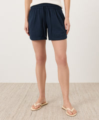 Coastal Double Gauze Curved Hem Short