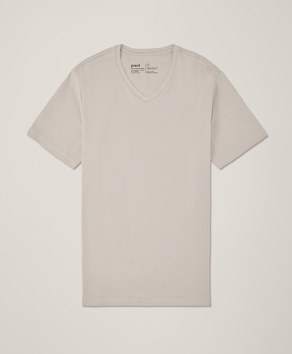 Luxe Essential Slim Fit V-Neck Tee