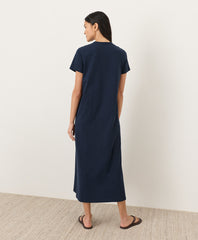 Soft-Slub Essential Easy Tee Maxi Dress