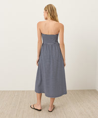Fit & Flare Strapless Dress