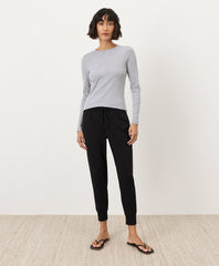 Perfect Rib Crewneck Long Sleeve Tee
