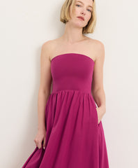 Fit & Flare Strapless Dress