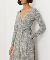 Fit & Flare Wrap Dress