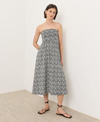 Fit & Flare Strapless Dress