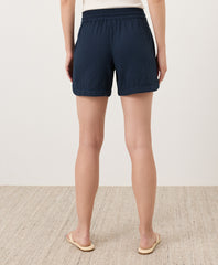 Coastal Double Gauze Curved Hem Short