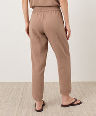 Coastal Double Gauze Tapered Pull-On Pant