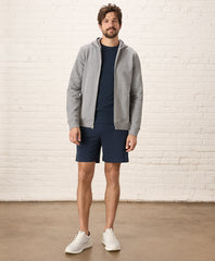 Brushed Fleece Zip Hoodie